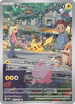 Carte Pokémon Pikachu, Illustration rare, extension 151